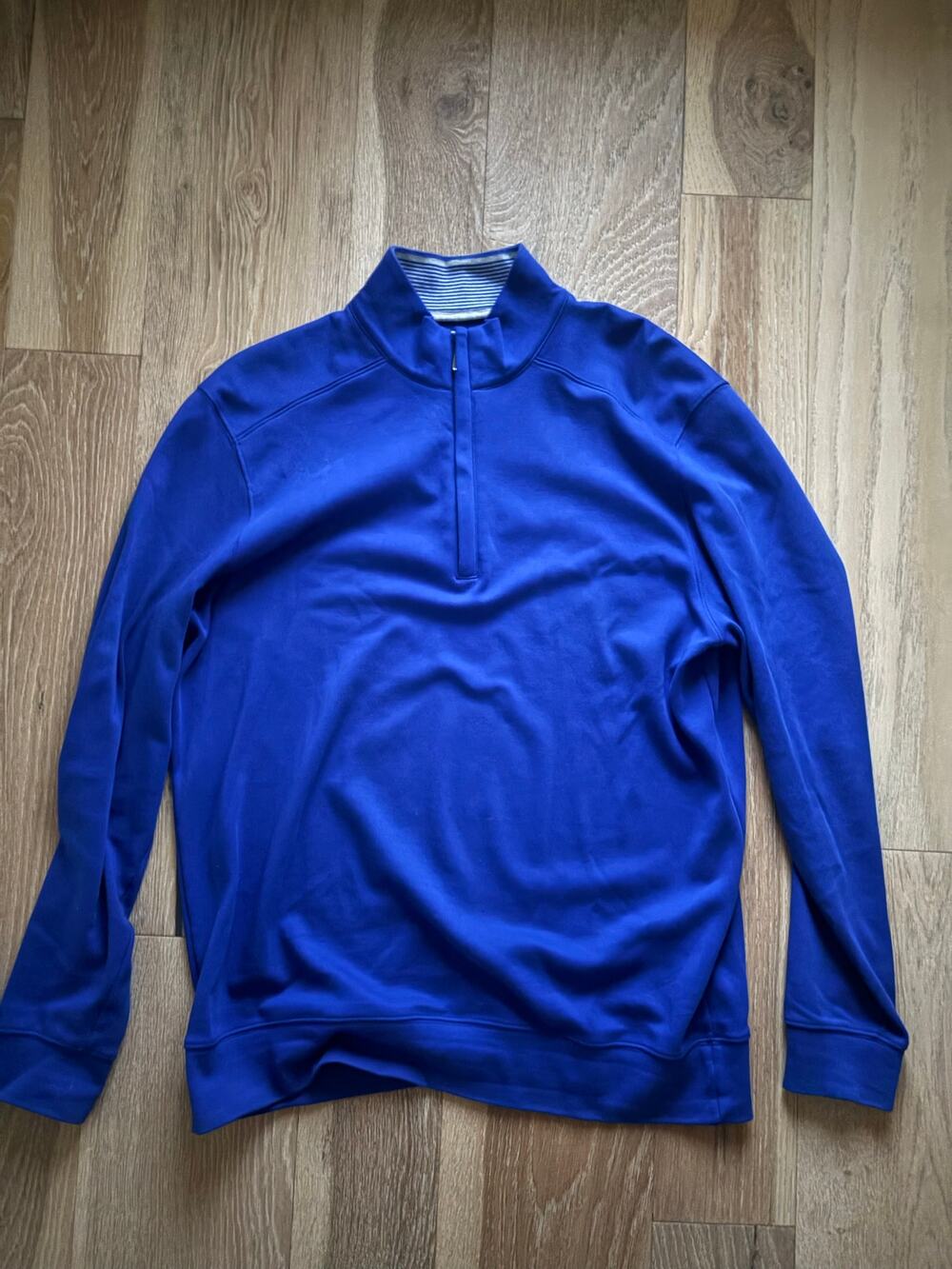 Bobby Jones Royal Blue Mock Neck Pullover Golf Sweater – Men’s (LARGE)